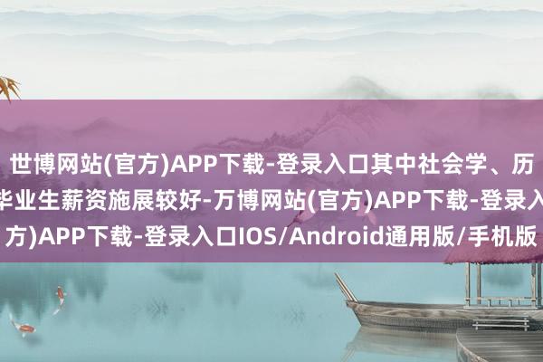 世博网站(官方)APP下载-登录入口其中社会学、历史学、文体等专科的毕业生薪资施展较好-万博网站(官方)APP下载-登录入口IOS/Android通用版/手机版