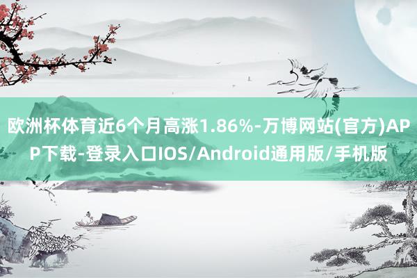 欧洲杯体育近6个月高涨1.86%-万博网站(官方)APP下载-登录入口IOS/Android通用版/手机版