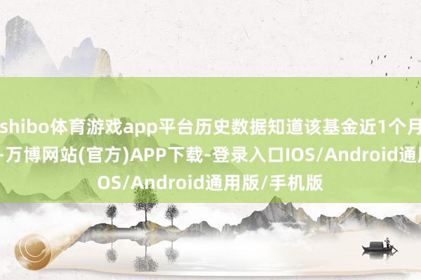 shibo体育游戏app平台历史数据知道该基金近1个月下降2.03%-万博网站(官方)APP下载-登录入口IOS/Android通用版/手机版